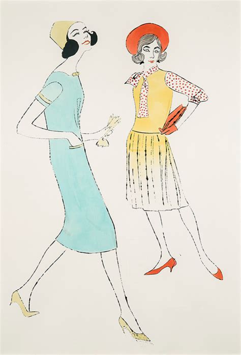 andy warhol fashion illustrations.